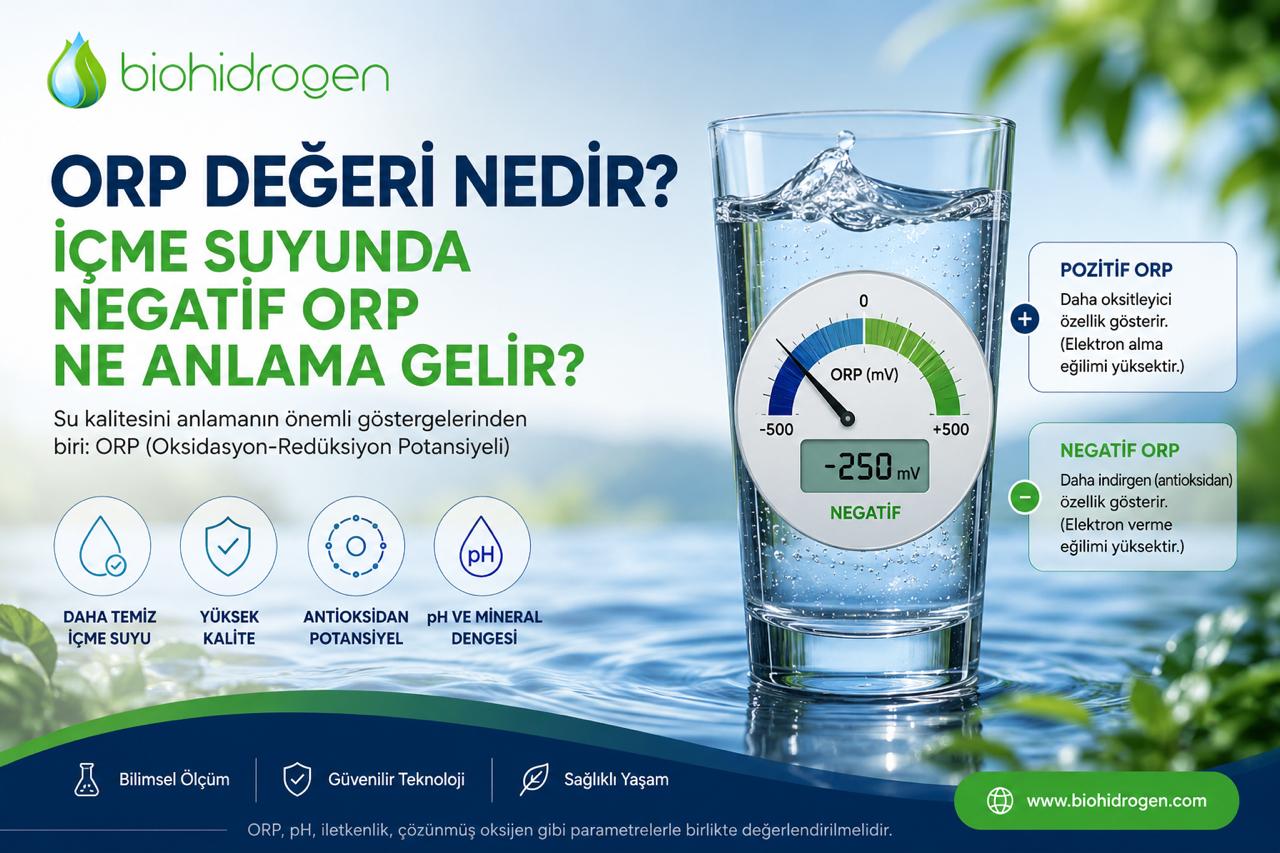 ORP Değeri Nedir? İçme Suyunda Negatif ORP Ne Anlama Gelir?